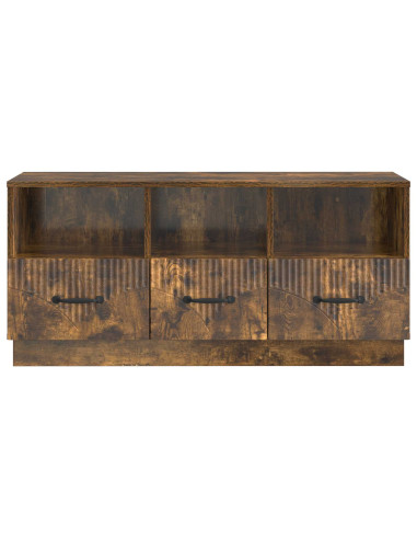 Mobile TV Rovere Fumo 102 x 34,5 x 47 cm Legno ingegnerizzato