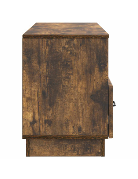 Mobile TV Rovere Fumo 102 x 34,5 x 47 cm Legno ingegnerizzato