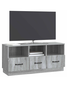 Mobile TV Grigio Sonoma 102 x 34,5 x 47 cm Legno ingegnerizzato 2