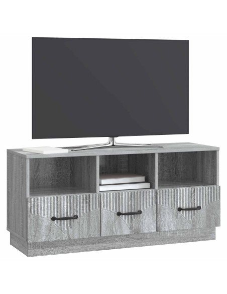 Mobile TV Grigio Sonoma 102 x 34,5 x 47 cm Legno ingegnerizzato