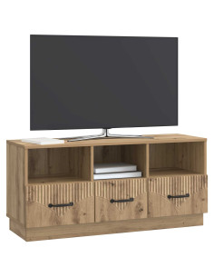 Mobile TV con cassetto Rovere Artigianale 102 x 34,5 x 47 cm 2