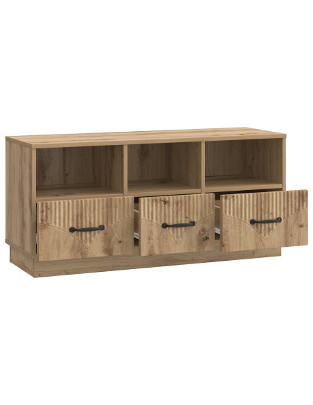 Mobile TV con cassetto Rovere Artigianale 102 x 34,5 x 47 cm
