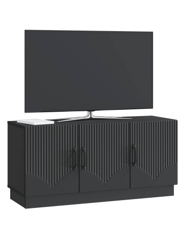Mobile TV Nero 99 x 34,5 x 47 cm Legno ingegnerizzato