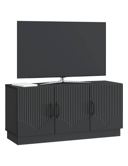 Mobile TV Nero 99 x 34,5 x 47 cm Legno ingegnerizzato