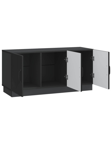 Mobile TV Nero 99 x 34,5 x 47 cm Legno ingegnerizzato