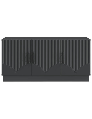 Mobile TV Nero 99 x 34,5 x 47 cm Legno ingegnerizzato