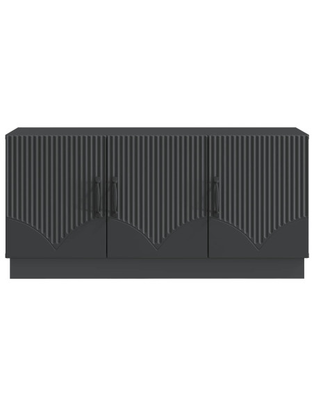 Mobile TV Nero 99 x 34,5 x 47 cm Legno ingegnerizzato