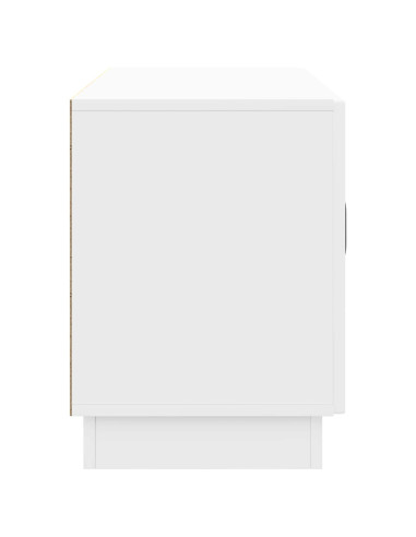 Mobile TV Bianco Lucido 99 x 34,5 x 47 cm Legno ingegnerizzato