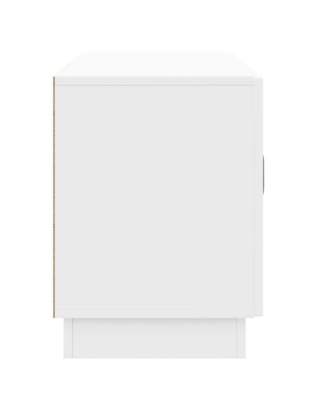 Mobile TV Bianco Lucido 99 x 34,5 x 47 cm Legno ingegnerizzato