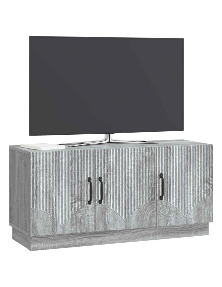 Mobile TV Grigio Sonoma 99 x 34,5 x 47 cm Legno ingegnerizzato