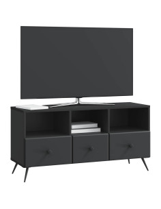 Mobile TV Nero 102 x 34,5 x 50 cm Legno ingegnerizzato 2