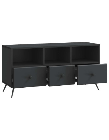 Mobile TV Nero 102 x 34,5 x 50 cm Legno ingegnerizzato