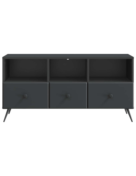 Mobile TV Nero 102 x 34,5 x 50 cm Legno ingegnerizzato