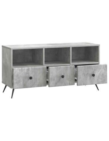 Mobile TV con cassetto Grigio Cemento 102 x 34,5 x 50 cm