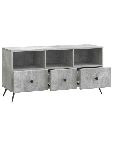 Mobile TV con cassetto Grigio Cemento 102 x 34,5 x 50 cm