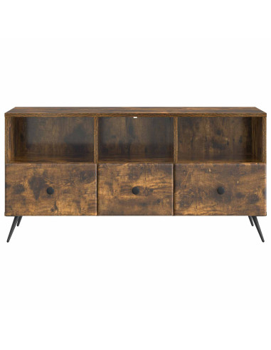 Mobile TV Rovere Fumo 102 x 34,5 x 50 cm Legno ingegnerizzato