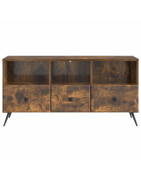 Mobile TV Rovere Fumo 102 x 34,5 x 50 cm Legno ingegnerizzato