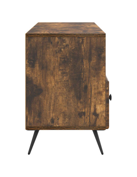 Mobile TV Rovere Fumo 102 x 34,5 x 50 cm Legno ingegnerizzato