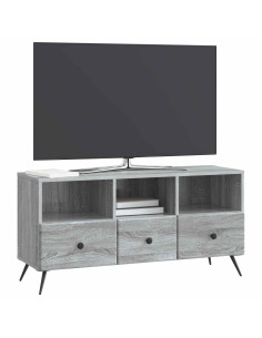 Mobile TV Grigio Sonoma 102 x 34,5 x 50 cm Legno ingegnerizzato 2