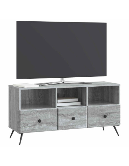 Mobile TV Grigio Sonoma 102 x 34,5 x 50 cm Legno ingegnerizzato