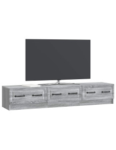 Mobile TV Grigio Sonoma 147 x 34,5 x 27 cm Legno ingegnerizzato 2