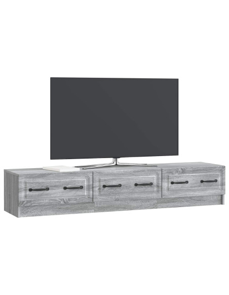 Mobile TV Grigio Sonoma 147 x 34,5 x 27 cm Legno ingegnerizzato