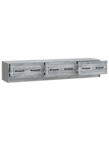 Mobile TV Grigio Sonoma 147 x 34,5 x 27 cm Legno ingegnerizzato