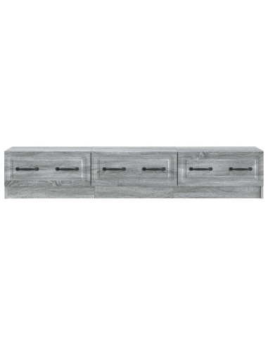 Mobile TV Grigio Sonoma 147 x 34,5 x 27 cm Legno ingegnerizzato