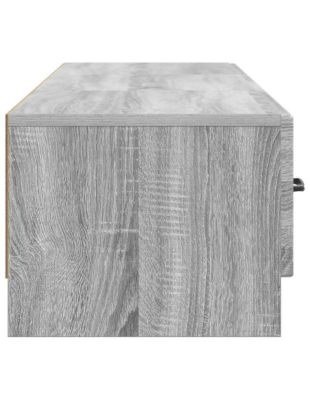 Mobile TV Grigio Sonoma 147 x 34,5 x 27 cm Legno ingegnerizzato