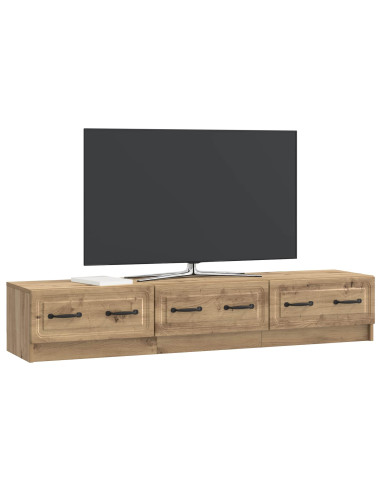 Mobile TV con cassetto Rovere Artigianale 147 x 34,5 x 27 cm