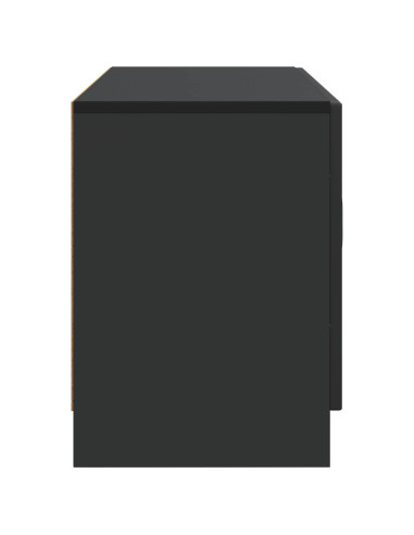 Mobile TV Nero 99 x 34,5 x 47 cm Legno ingegnerizzato