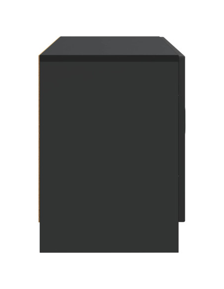 Mobile TV Nero 99 x 34,5 x 47 cm Legno ingegnerizzato