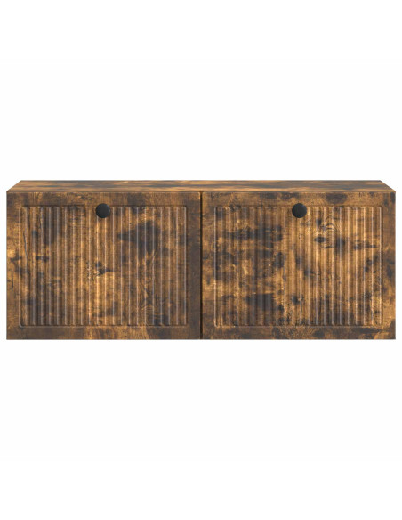 Mobile Porta TV da Muro Rovere Fumo 78,5 x 31 x 30 cm