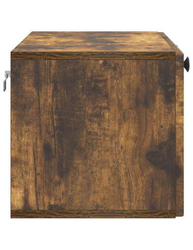 Mobile Porta TV da Muro Rovere Fumo 78,5 x 31 x 30 cm