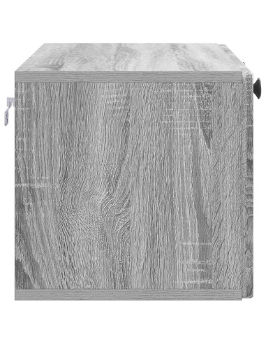 Mobile Porta TV da Muro Grigio Sonoma 78,5 x 31 x 30 cm