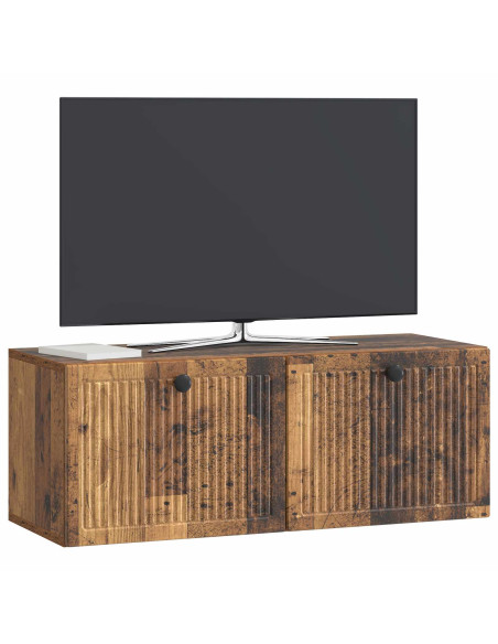 Mobile Porta TV da Muro Legno antico 78,5 x 31 x 30 cm