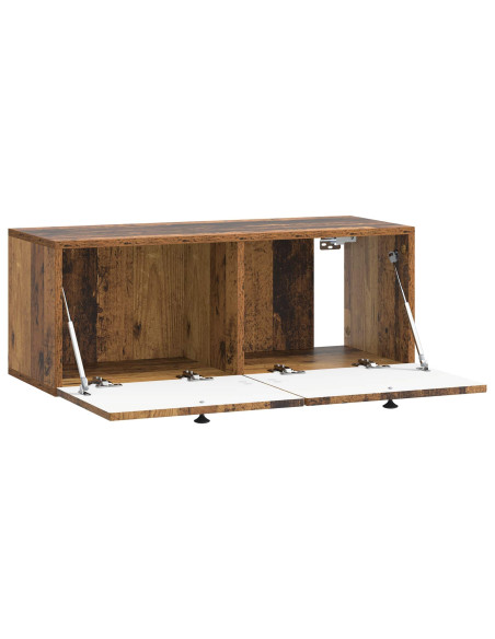 Mobile Porta TV da Muro Legno antico 78,5 x 31 x 30 cm
