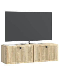 Mobile Porta TV da Muro Rovere Sonoma 98 x 31 x 30 cm 2