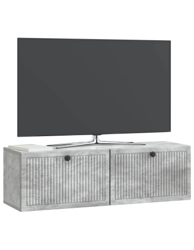 Mobile Porta TV da Muro Grigio Cemento 98 x 31 x 30 cm