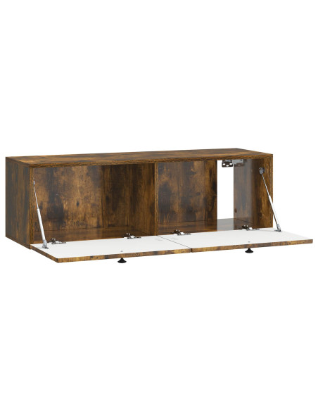 Mobile Porta TV da Muro Rovere Fumo 98 x 31 x 30 cm