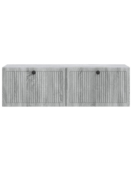 Mobile Porta TV da Muro Grigio Sonoma 98 x 31 x 30 cm
