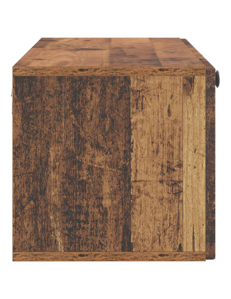 Mobile Porta TV da Muro Legno antico 98 x 31 x 30 cm