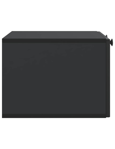 Mobile Porta TV da Muro Nero 59,5 x 41 x 30 cm