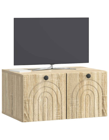Mobile Porta TV da Muro Rovere Sonoma 59,5 x 41 x 30 cm