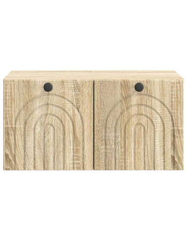 Mobile Porta TV da Muro Rovere Sonoma 59,5 x 41 x 30 cm