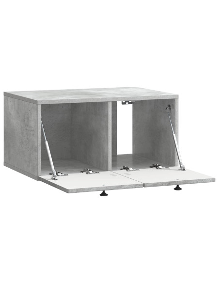 Mobile Porta TV da Muro Grigio Cemento 59,5 x 41 x 30 cm