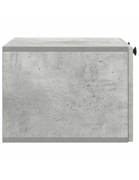 Mobile Porta TV da Muro Grigio Cemento 59,5 x 41 x 30 cm
