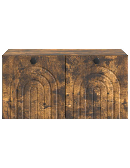 Mobile Porta TV da Muro Rovere Fumo 59,5 x 41 x 30 cm