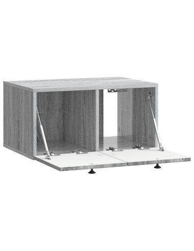 Mobile Porta TV da Muro Grigio Sonoma 59,5 x 41 x 30 cm