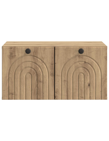 Mobile Porta TV da Muro Rovere Artigianale 59,5 x 41 x 30 cm